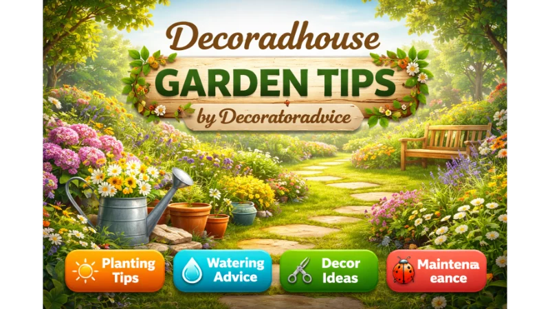Decoradhouse Garden Tips by Decoratoradvice